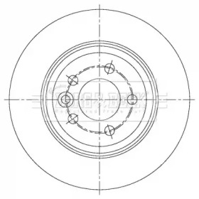 BORG & BECK bbd5377 -  Тормозной диск